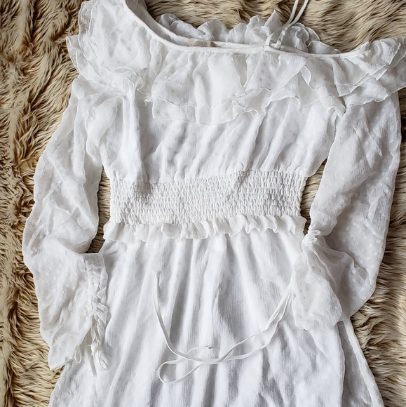 H&M/One shoulder dress with frills M - Picture 5 of 5